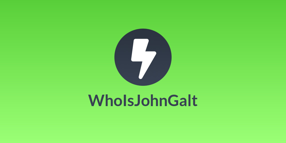 WhoIsJohnGalt