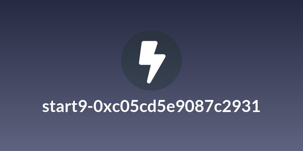 start9-0xc05cd5e9087c2931