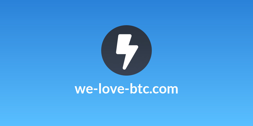 we-love-btc.com