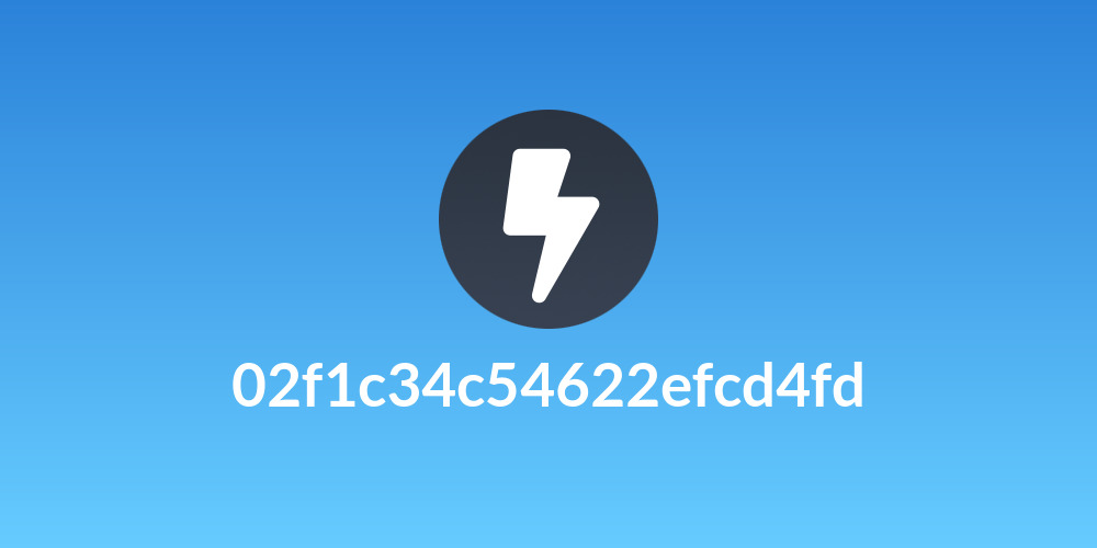 02f1c34c54622efcd4fd