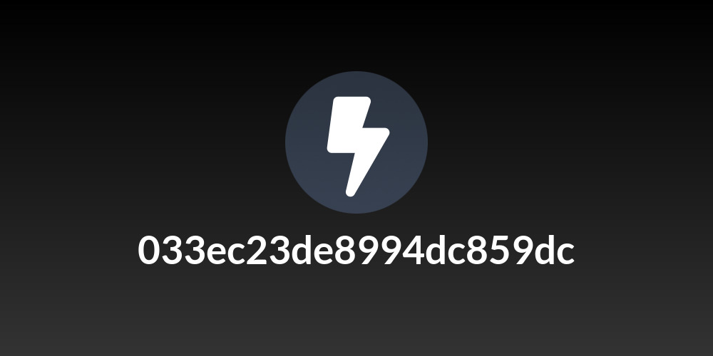 033ec23de8994dc859dc
