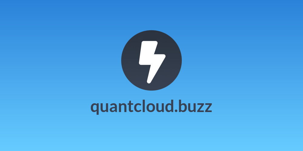 quantcloud.buzz
