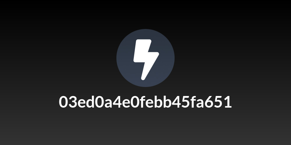 03ed0a4e0febb45fa651