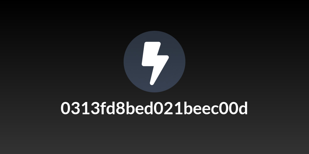 0313fd8bed021beec00d