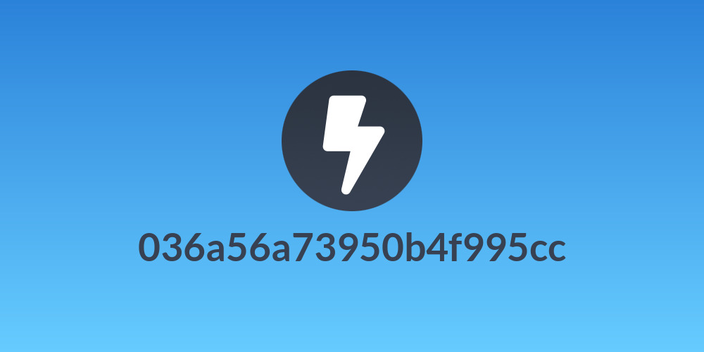 036a56a73950b4f995cc