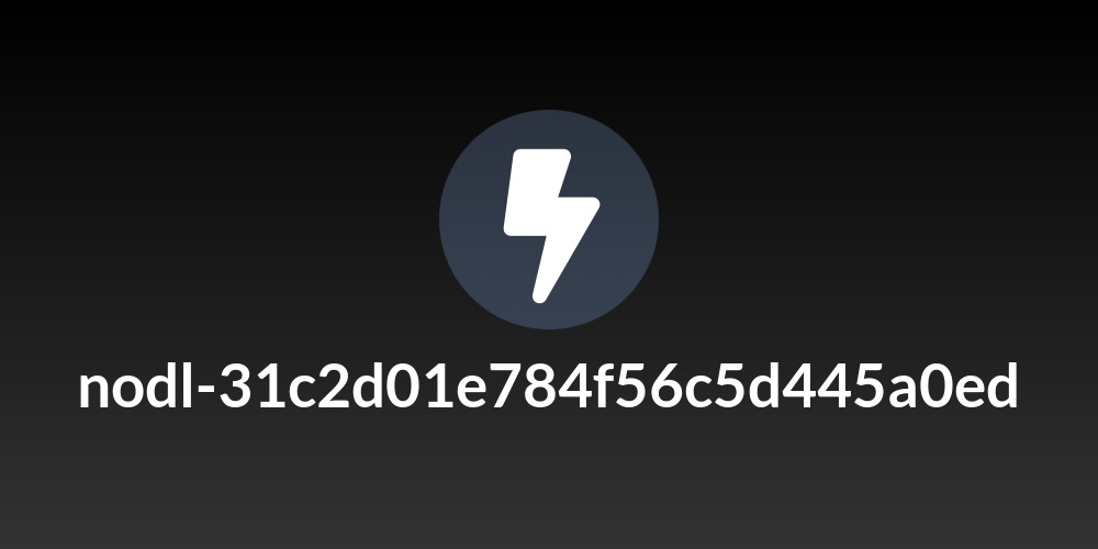 nodl-31c2d01e784f56c5d445a0ed