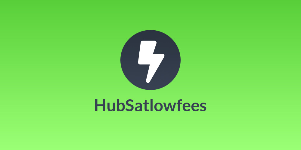 HubSat⚡️lowfees