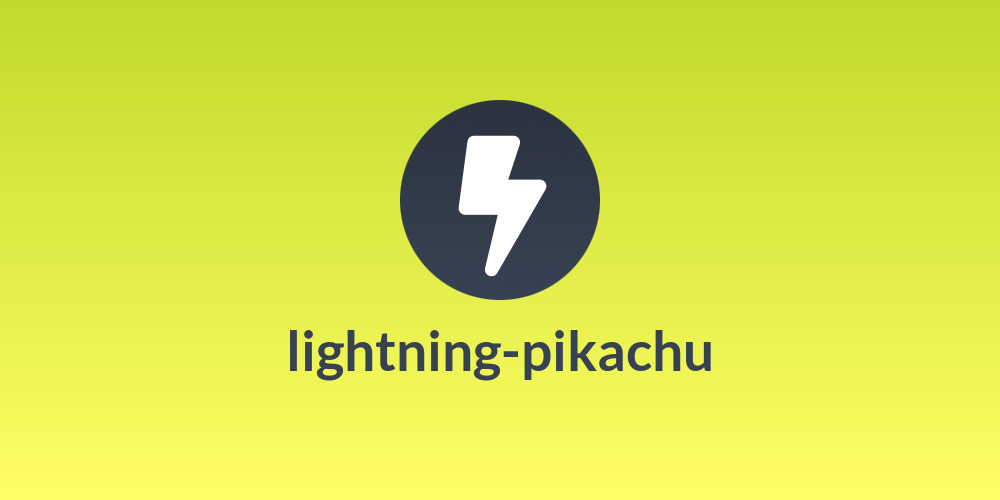 lightning-pikachu💛