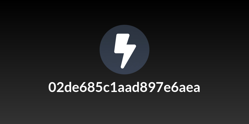 02de685c1aad897e6aea