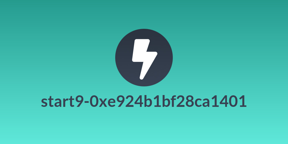 start9-0xe924b1bf28ca1401