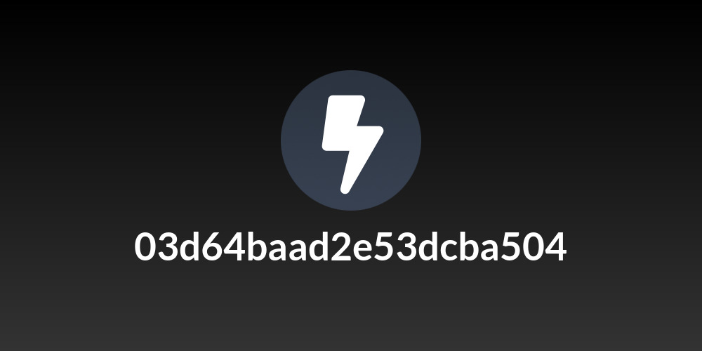 03d64baad2e53dcba504