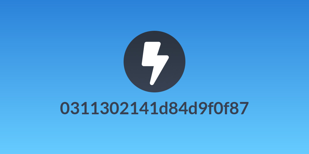 0311302141d84d9f0f87