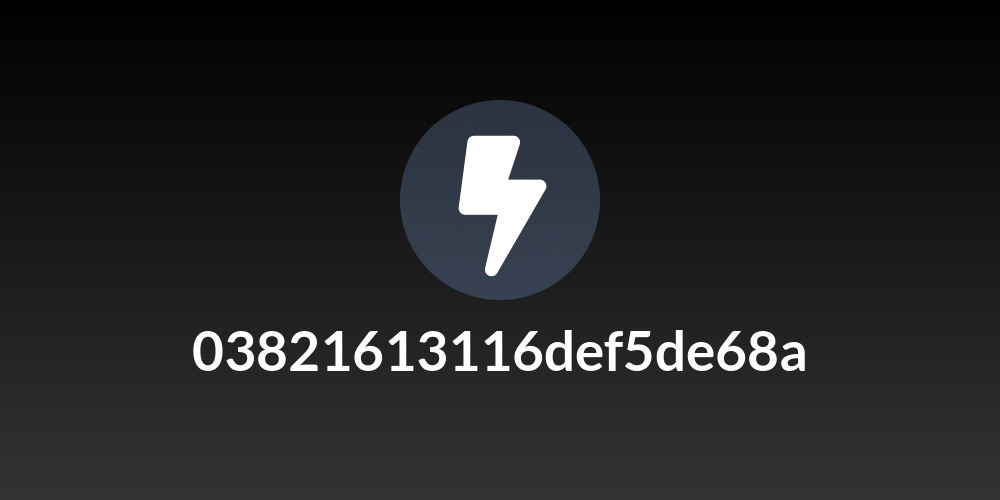 03821613116def5de68a