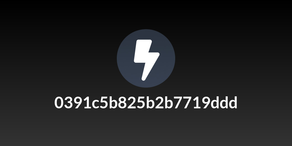 0391c5b825b2b7719ddd