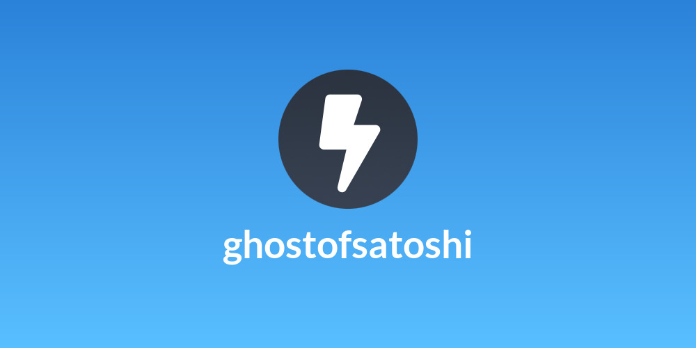 ghostofsatoshi