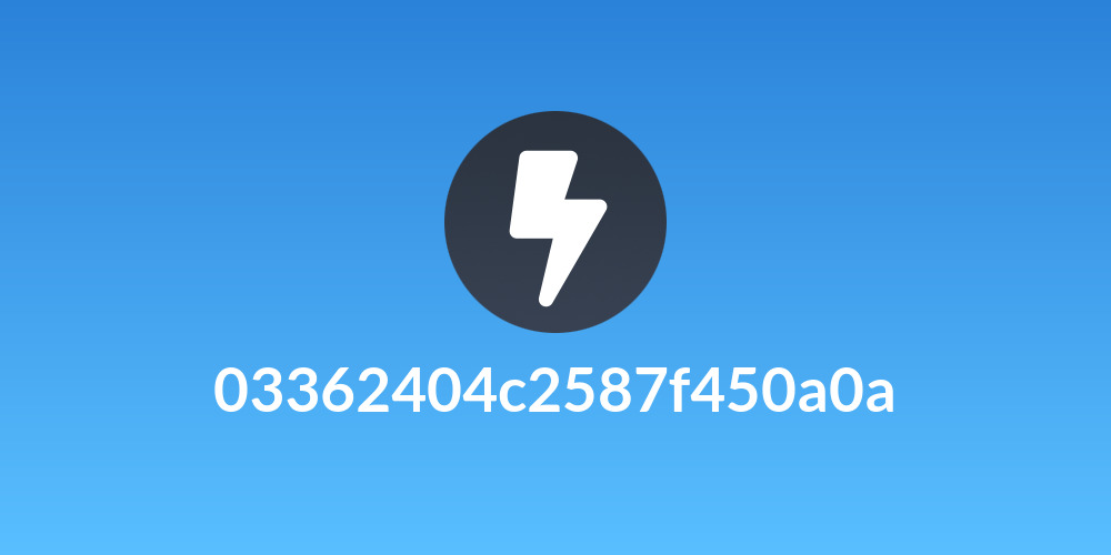 03362404c2587f450a0a
