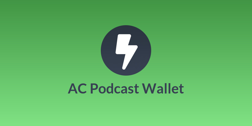 AC Podcast Wallet