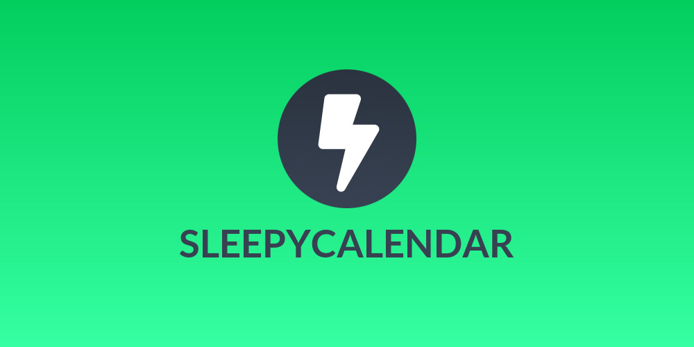 SLEEPYCALENDAR