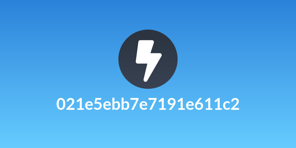 021e5ebb7e7191e611c2