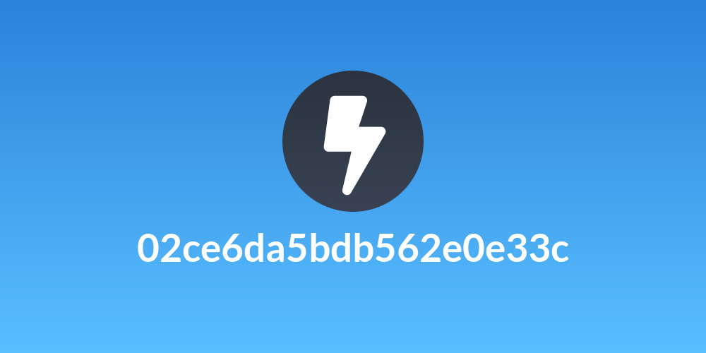 02ce6da5bdb562e0e33c