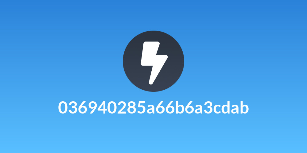 036940285a66b6a3cdab