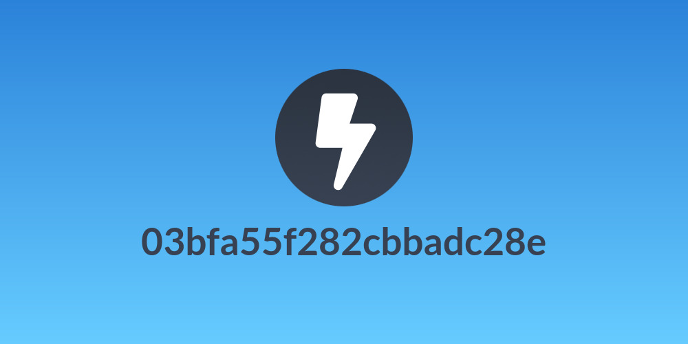 03bfa55f282cbbadc28e