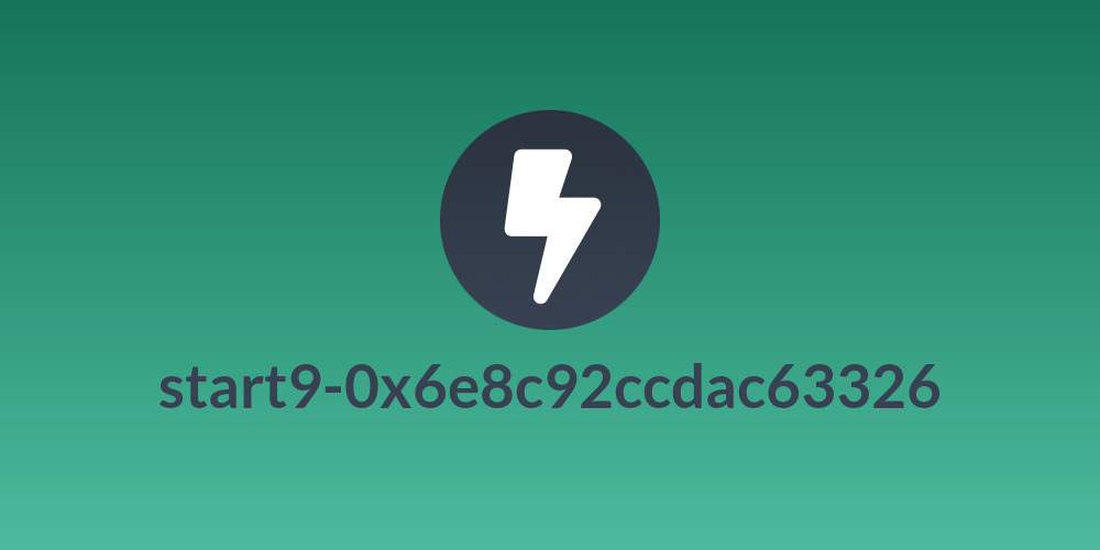 start9-0x6e8c92ccdac63326