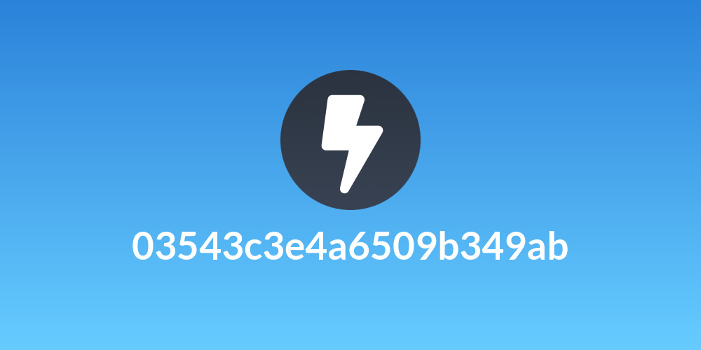 03543c3e4a6509b349ab