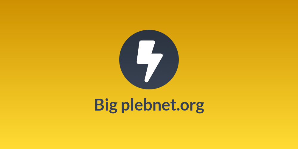 Big plebnet.org