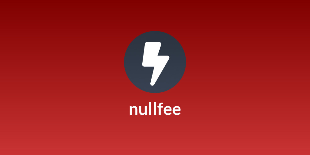 nullfee