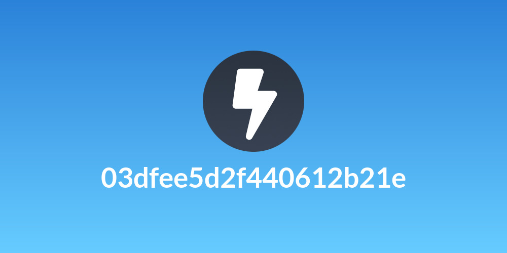 03dfee5d2f440612b21e