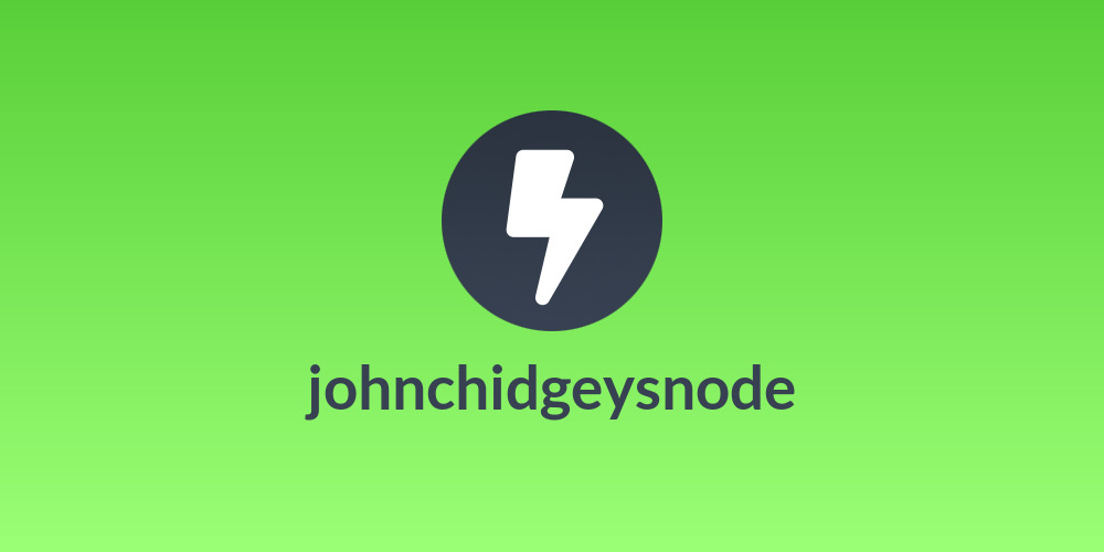 johnchidgeysnode