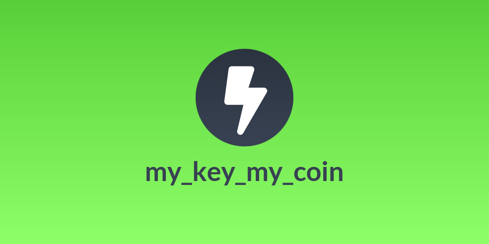 my_key_my_coin