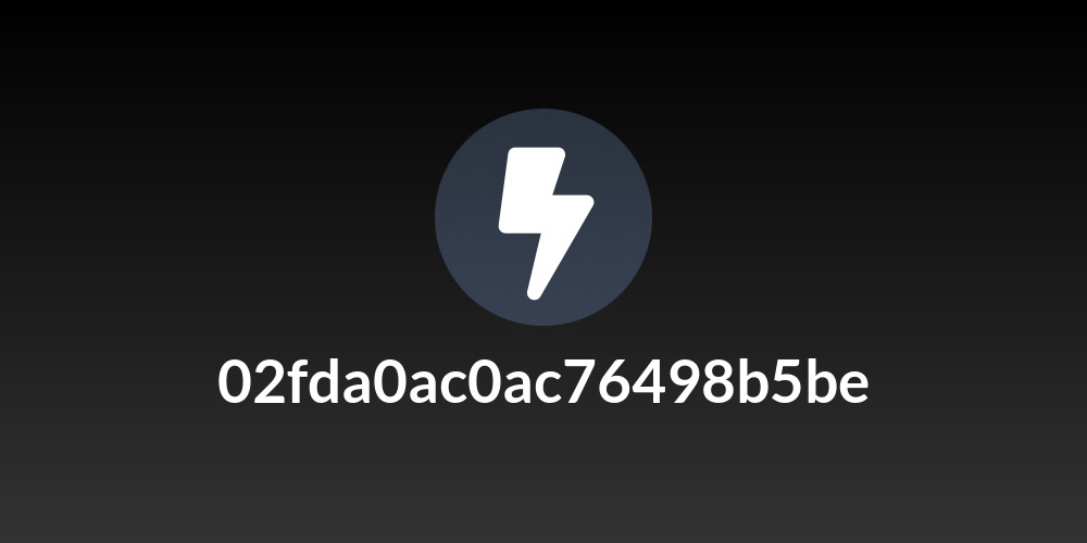 02fda0ac0ac76498b5be