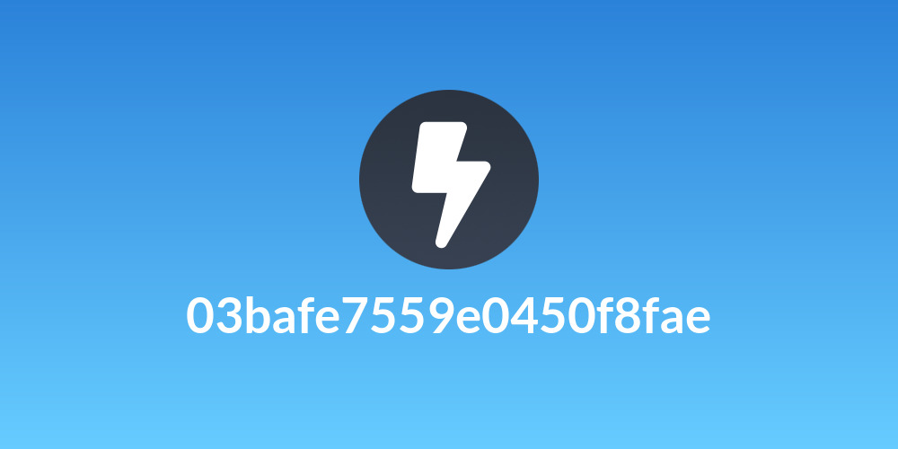 03bafe7559e0450f8fae