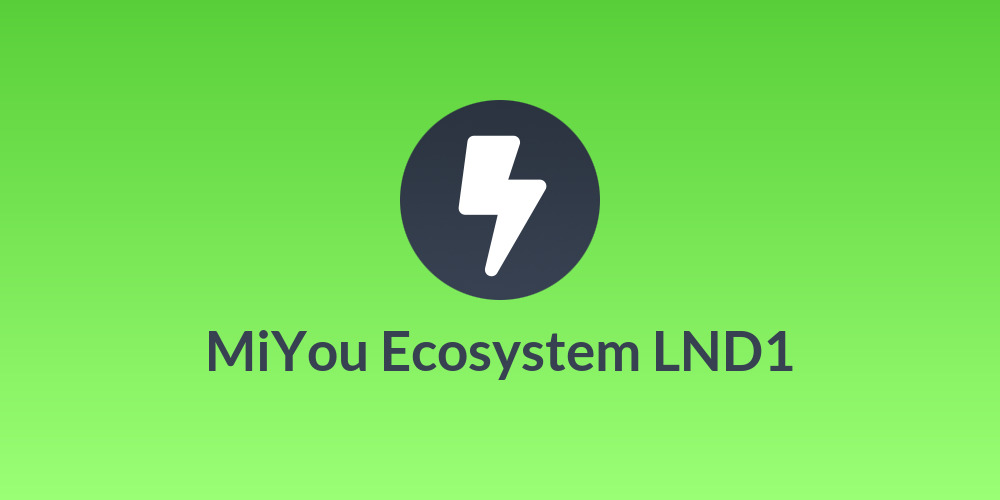 MiYou Ecosystem LND1
