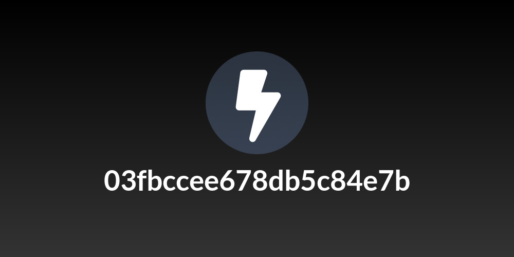 03fbccee678db5c84e7b