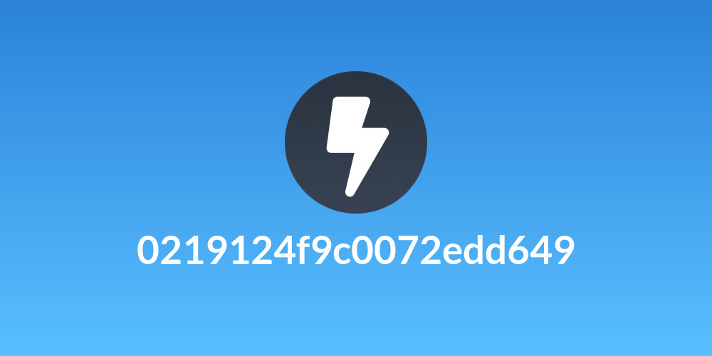 0219124f9c0072edd649