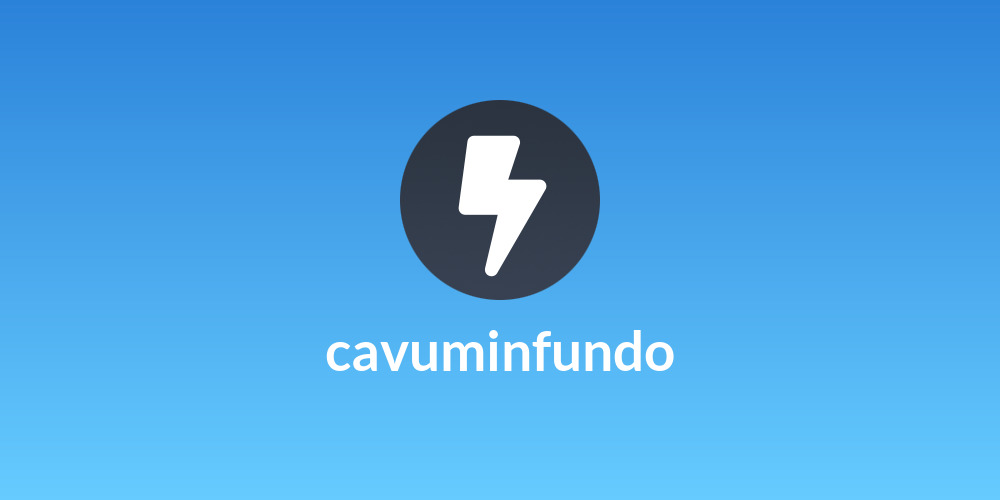 cavuminfundo