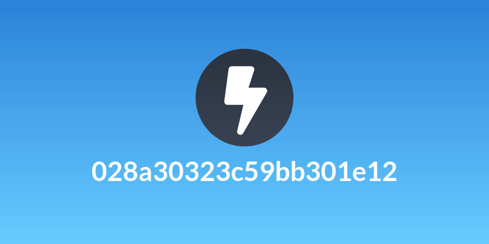 028a30323c59bb301e12