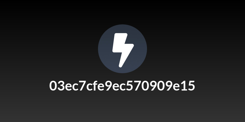 03ec7cfe9ec570909e15