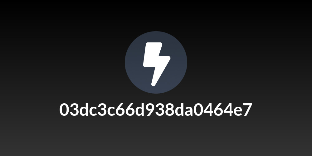 03dc3c66d938da0464e7