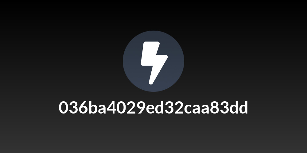 036ba4029ed32caa83dd