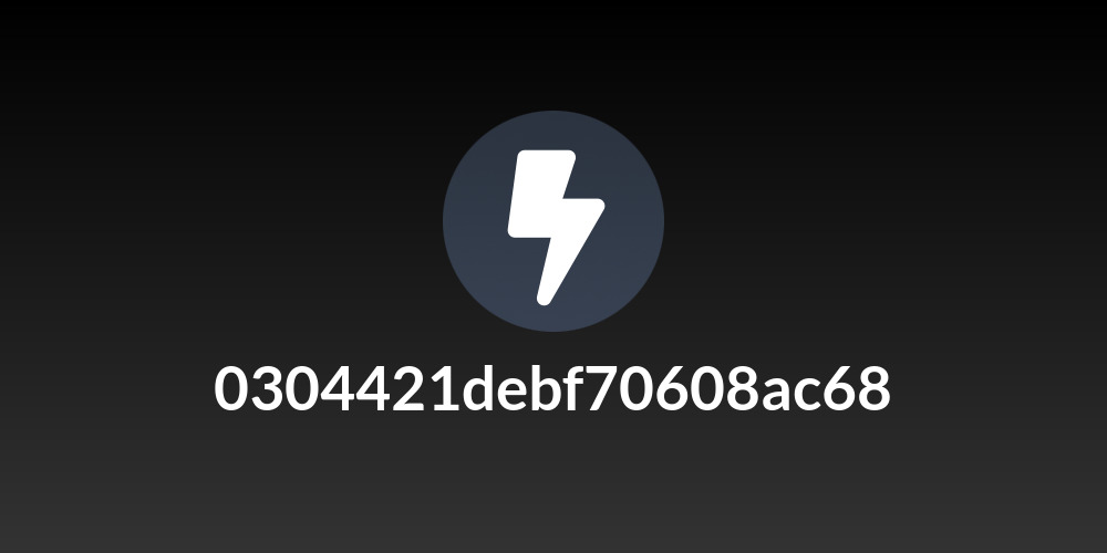 0304421debf70608ac68