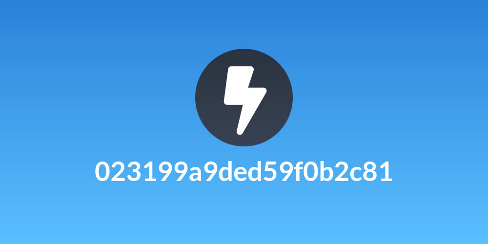 023199a9ded59f0b2c81