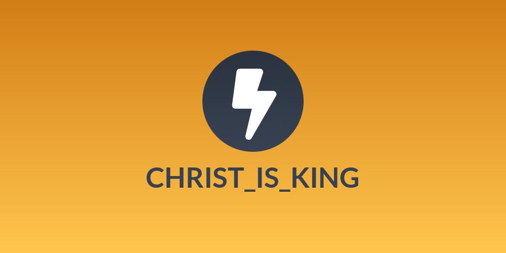 CHRIST_IS_KING