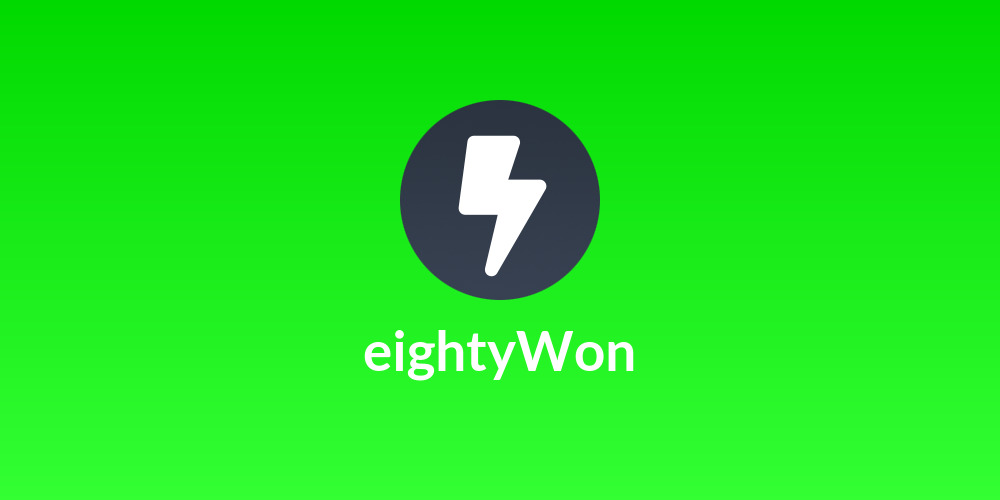 eightyWon