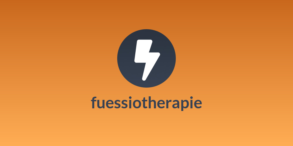 fuessiotherapie