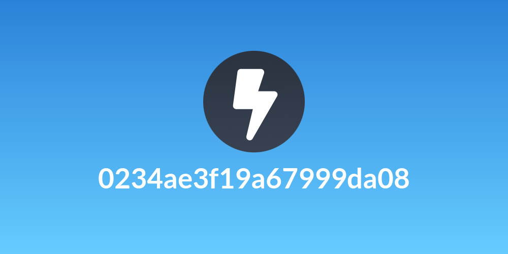 0234ae3f19a67999da08