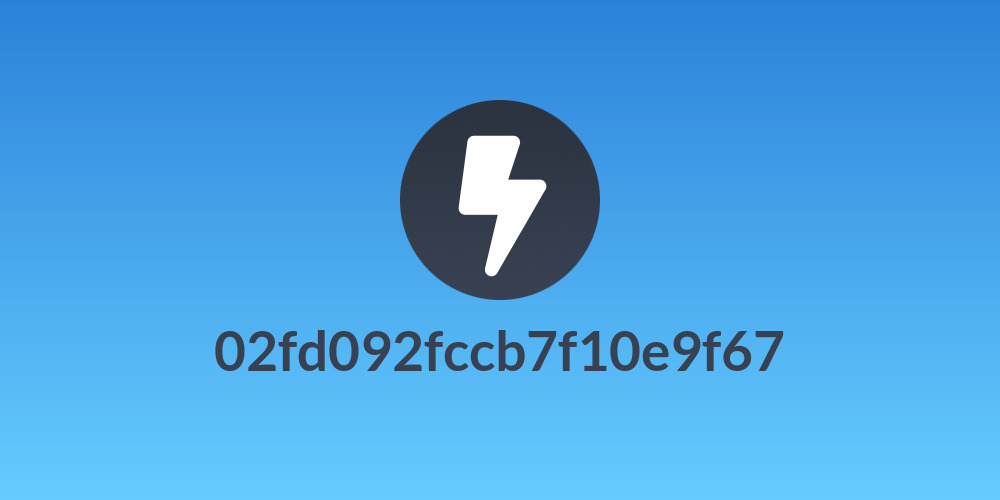 02fd092fccb7f10e9f67